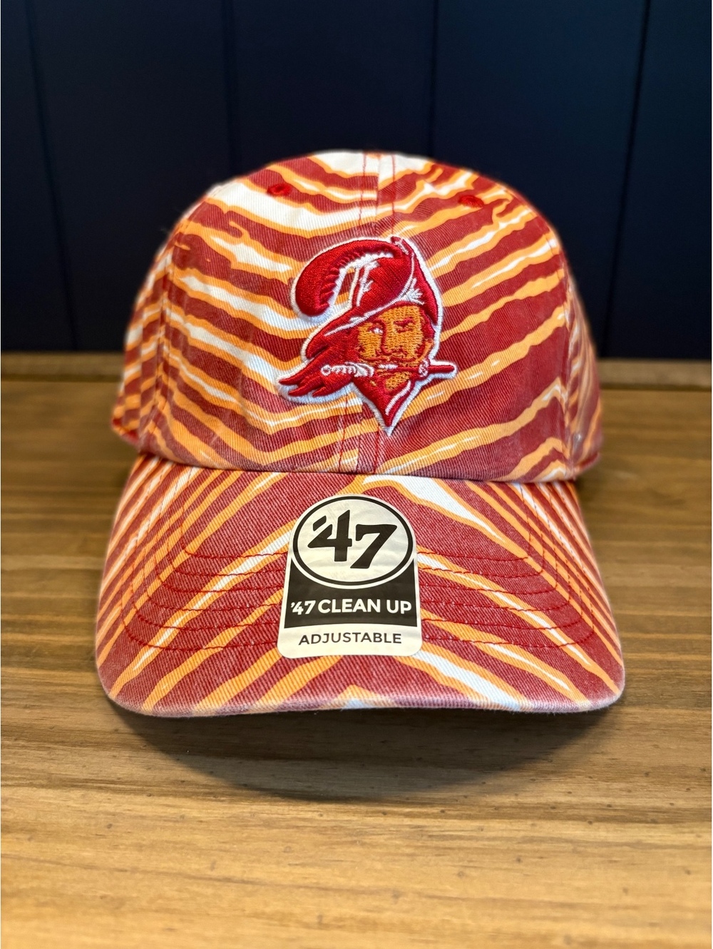 Zubaz Tampa Bay Buccaneers Hat '47 Brand Creamsicle Strapback Adjustable NWT
